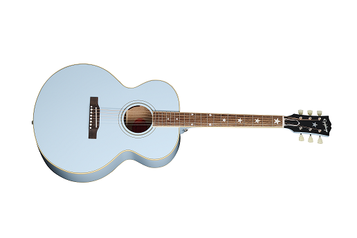 J-180 LS Acoustic/Electric Guitar with Case - Frost Blue