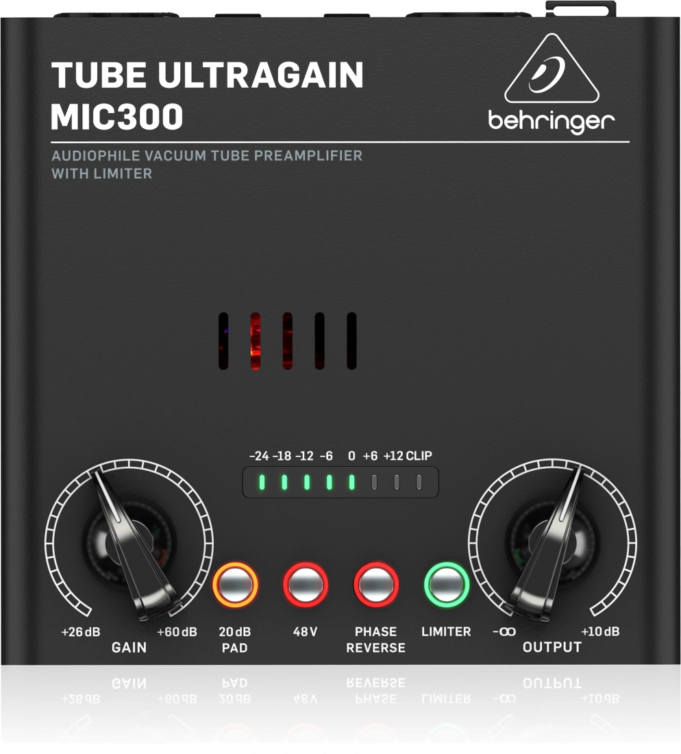 MIC300 Audiophile Vacuum Tube Preamplifier with Limiter