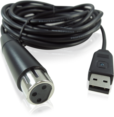 Microphone to USB Interface Cable
