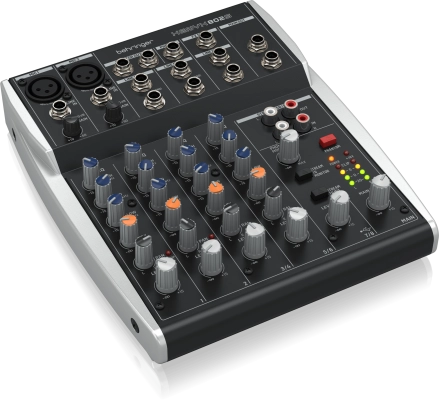 XENYX 802S Premium Analog 8-Input Mixer with USB Streaming Interface