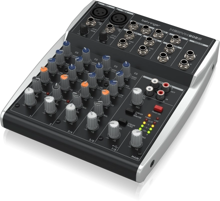 XENYX 802S Premium Analog 8-Input Mixer with USB Streaming Interface