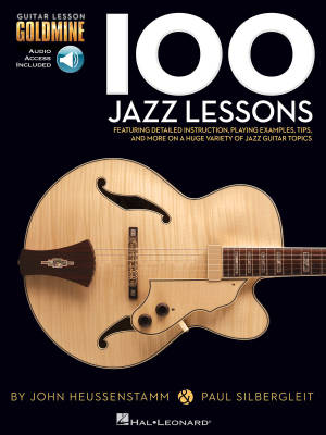 Hal Leonard - 100 Jazz Lessons - Heussenstamm/Silbergleit - Guitar TAB - Book/Audio Online