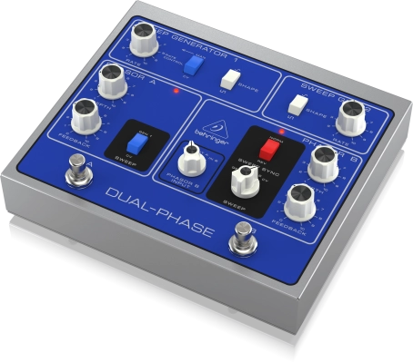 DUAL-PHASE Authentic Dual Analog Phase Shifter with 12 Opto-Couplers