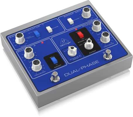 DUAL-PHASE Authentic Dual Analog Phase Shifter with 12 Opto-Couplers