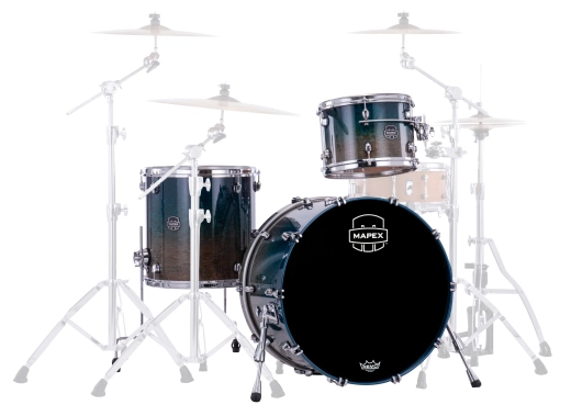 Saturn Evolution Hybrid 3-Piece Shell Pack (24,13,16) - Aegean Fade