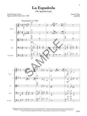 La Espanola (The Spanish Lady) - Day - String Orchestra - Gr. 3.5