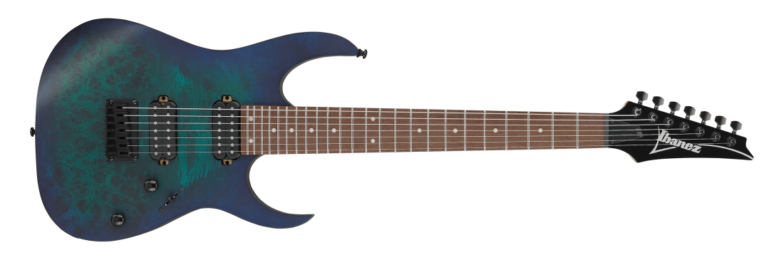 RG7421PB 7-String Electric Guitar - Sapphire Blue Flat