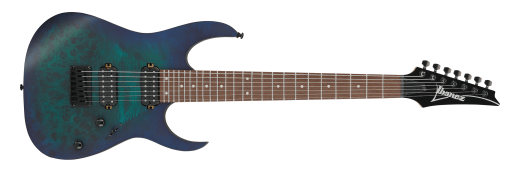 Ibanez - RG7421PB 7-String Electric Guitar - Sapphire Blue Flat