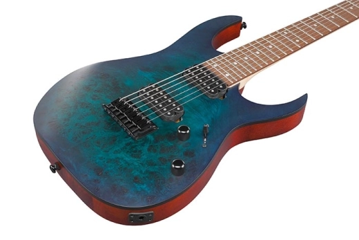 RG7421PB 7-String Electric Guitar - Sapphire Blue Flat