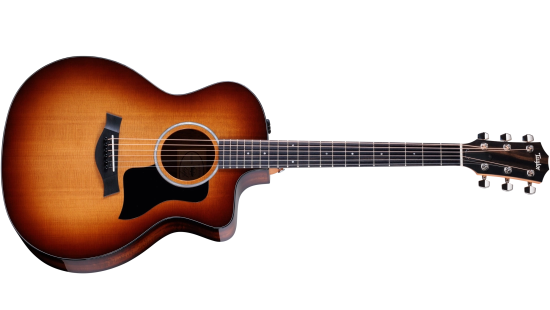 214ce-K SB Plus Grand Auditorium Koa/Spruce Acoustic/Electric Guitar with Case - Shaded Edge Burst