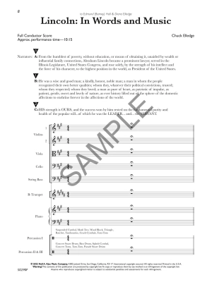 Lincoln: In Words and Music - Elledge - String Orchestra - Gr. 5, 6, Mixed