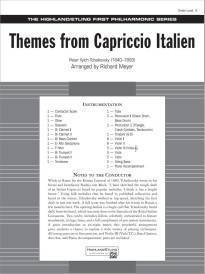 Themes from Capriccio Italien - Tchaikovsky/Meyer - Full Orchestra - Gr. 2