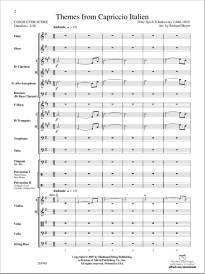 Themes from Capriccio Italien - Tchaikovsky/Meyer - Full Orchestra - Gr. 2