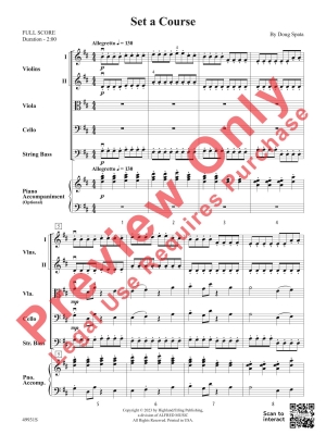 Set a Course - Spata - String Orchestra - Gr. 1.5