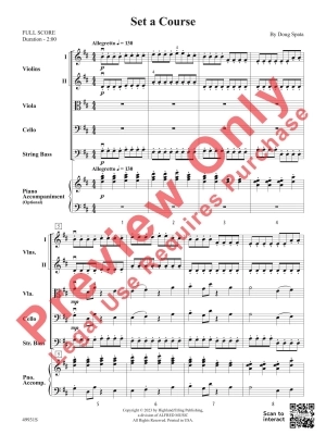 Set a Course - Spata - String Orchestra - Gr. 1.5