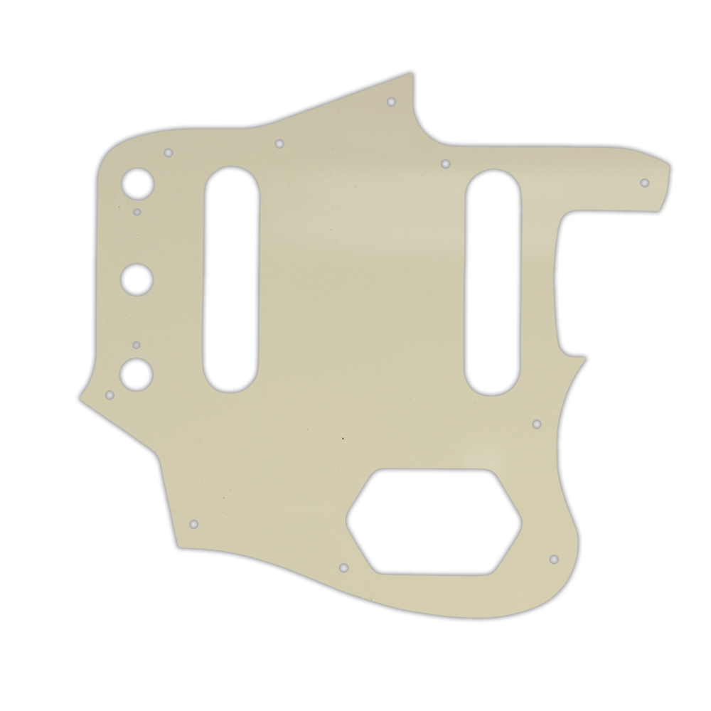 Custom Pickguard for Fender USA 1962-1975 or 1996-1997 Made in Japan Reissue Jaguar - Parchment 3-Ply