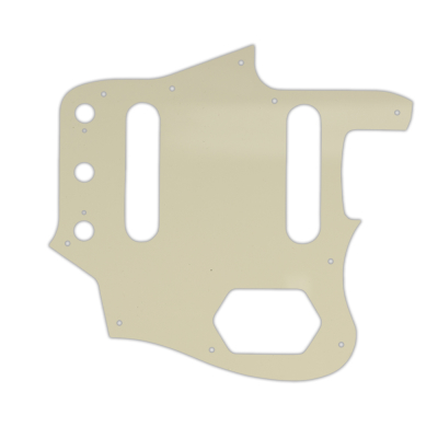 WD Music - Custom Pickguard for Fender USA 1962-1975 or 1996-1997 Made in Japan Reissue Jaguar - Parchment 3-Ply