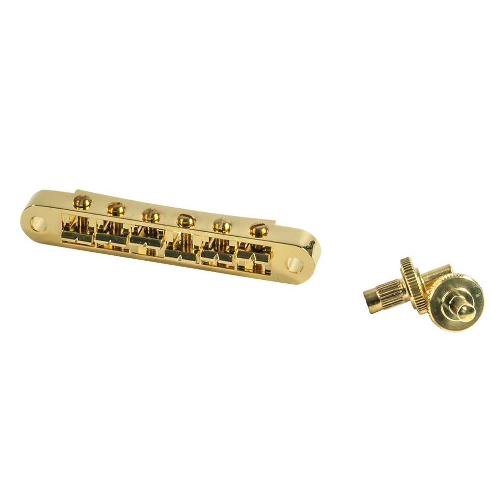 USA Replacement Zinc Nashville Tune-O-Matic Bridge - Gold