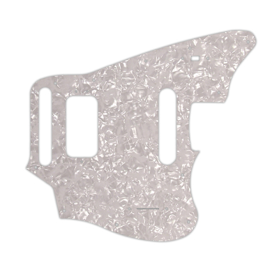 WD Music - Custom Pickguard for Fender 2018-Present Made in Mexico Player Series Jaguar - White Pearl