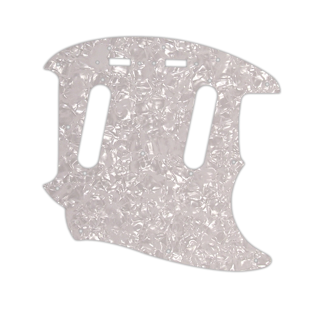 Custom Pickguard for Fender 1964-1982 Mustang - White Pearl