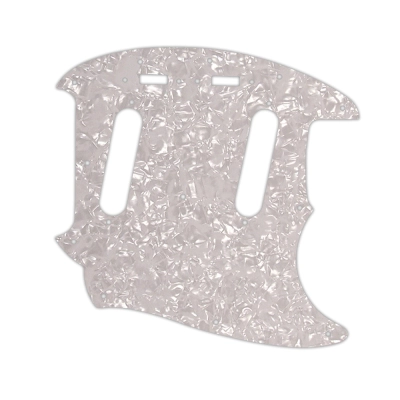 WD Music - Custom Pickguard for Fender 1964-1982 Mustang - White Pearl