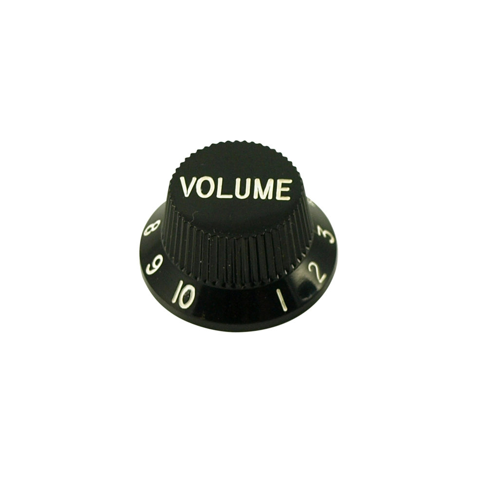 Stratocaster/UFO Style Volume Knob - Black