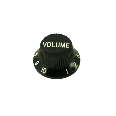 WD Music - Stratocaster/UFO Style Volume Knob - Black