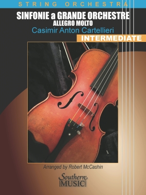 Sinfonie a Grande Orchestra (One Movement) - Cartellieri/McCashin - String Orchestra - Gr. 3.5