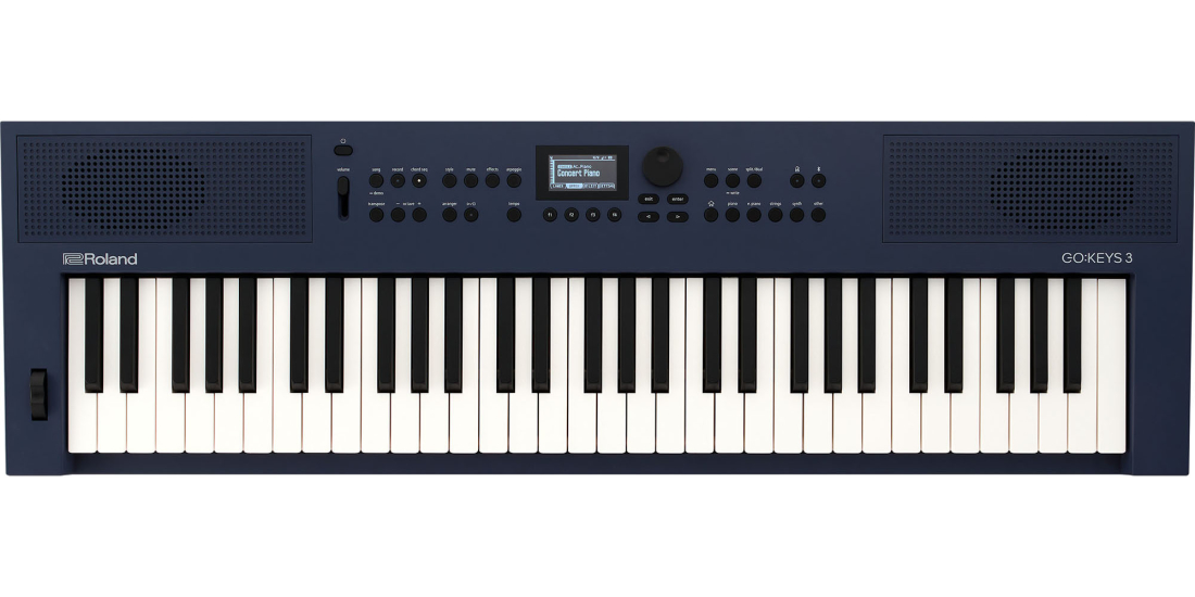 GO:KEYS 3 Music Creation Keyboard - Midnight Blue