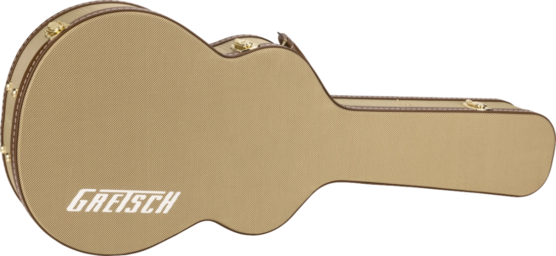 G2420T Streamliner Hollow Body Case - Tweed