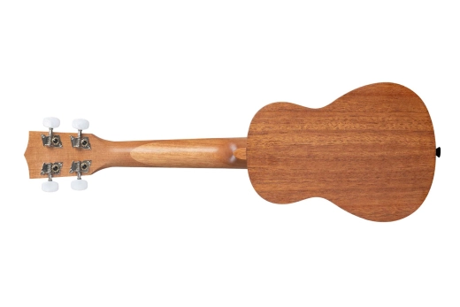 Satin Mahogany Soprano Ukulele with Hawaiian Islands