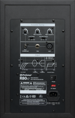 R80 V2 Studio Monitor - Black (Single)