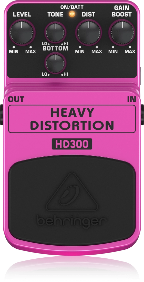 HD300 Heavy Metal Distortion Effects Pedal