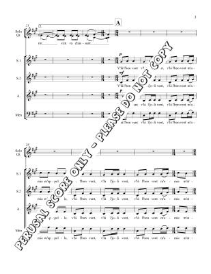 V\'la L\'Bon Vent - French Canadian/Girvan - SATB