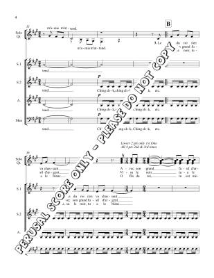 V\'la L\'Bon Vent - French Canadian/Girvan - SATB