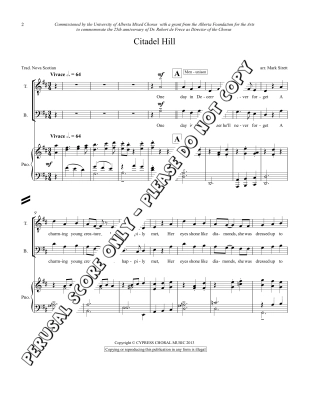 Citadel Hill - Traditional/Sirett - SATB