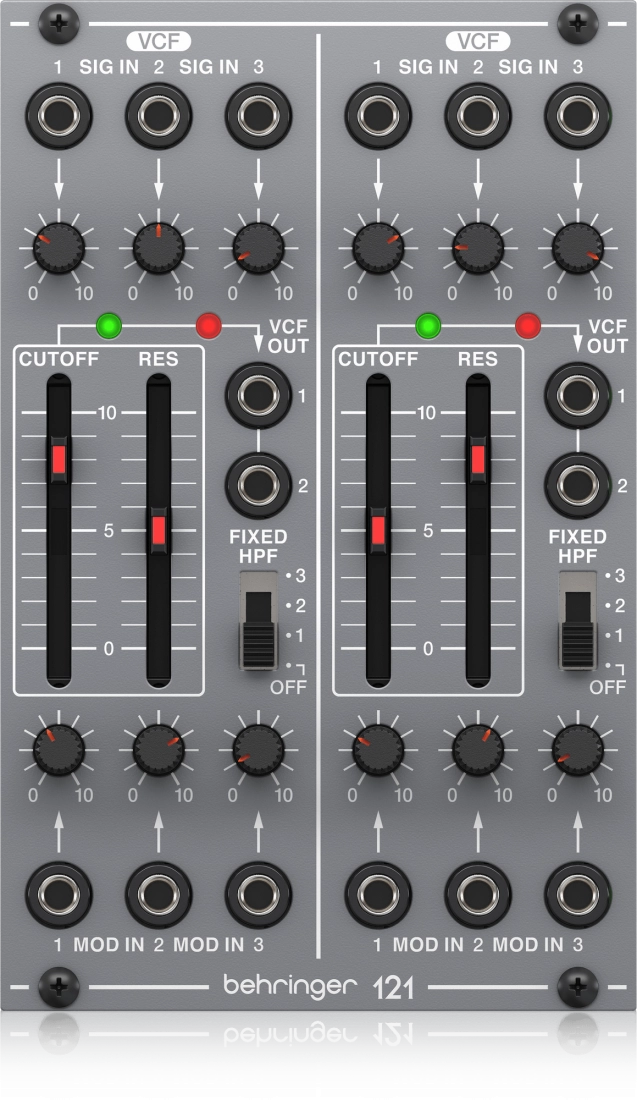 121 DUAL VCF Legendary Analog Dual VCF Module for Eurorack