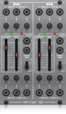 Behringer - 121 DUAL VCF Legendary Analog Dual VCF Module for Eurorack