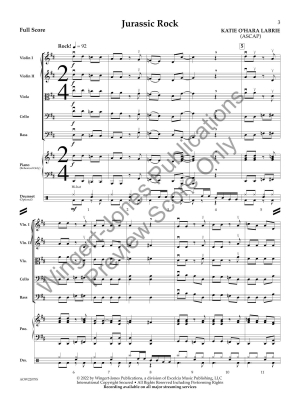 Jurassic Rock - LaBrie - String Orchestra - Gr. 1.5