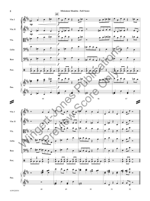 Miniature Mambo - Spata - String Orchestra - Gr. 1.5