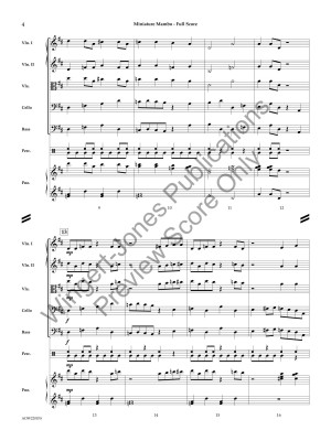 Miniature Mambo - Spata - String Orchestra - Gr. 1.5