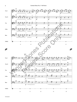 The Sleigh Ride (from 3 German Dances, K.605) - Mozart/Selden - String Orchestra - Gr. 2.5