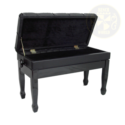 MAESTRO 1G PE Adjustable Piano Bench - Polished Ebony