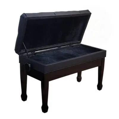 MAESTRO 1G PE Adjustable Piano Bench - Polished Ebony