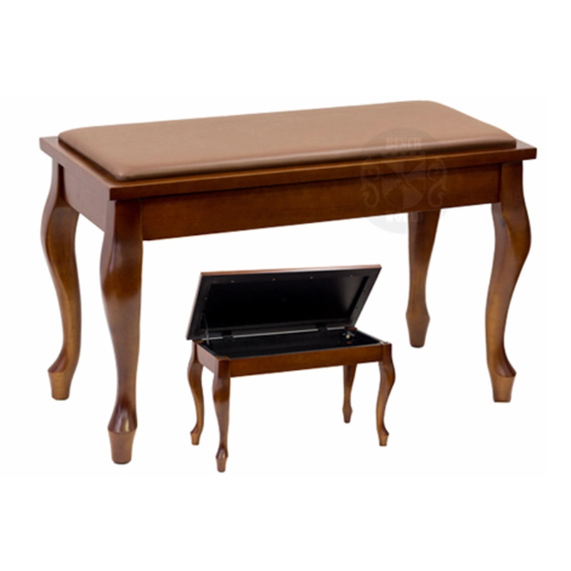 ACE 20 2F SW Fixed Height Piano Bench - Satin Walnut