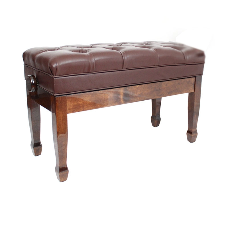 MAESTRO 1G PW Adjustable Piano Bench - Polished Walnut