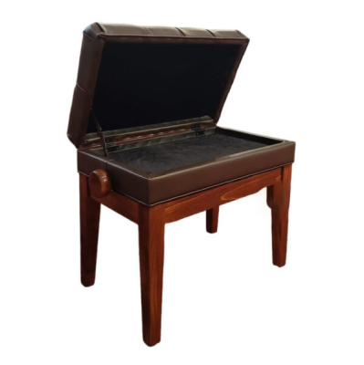 MINUET 1C PW Adjustable Piano Bench - Polished Walnut