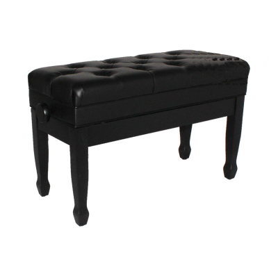 Bench World - MAESTRO 1G SE Adjustable Piano Bench - Satin Ebony