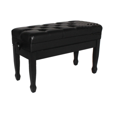 Bench World - MAESTRO 1G SE Adjustable Piano Bench - Satin Ebony