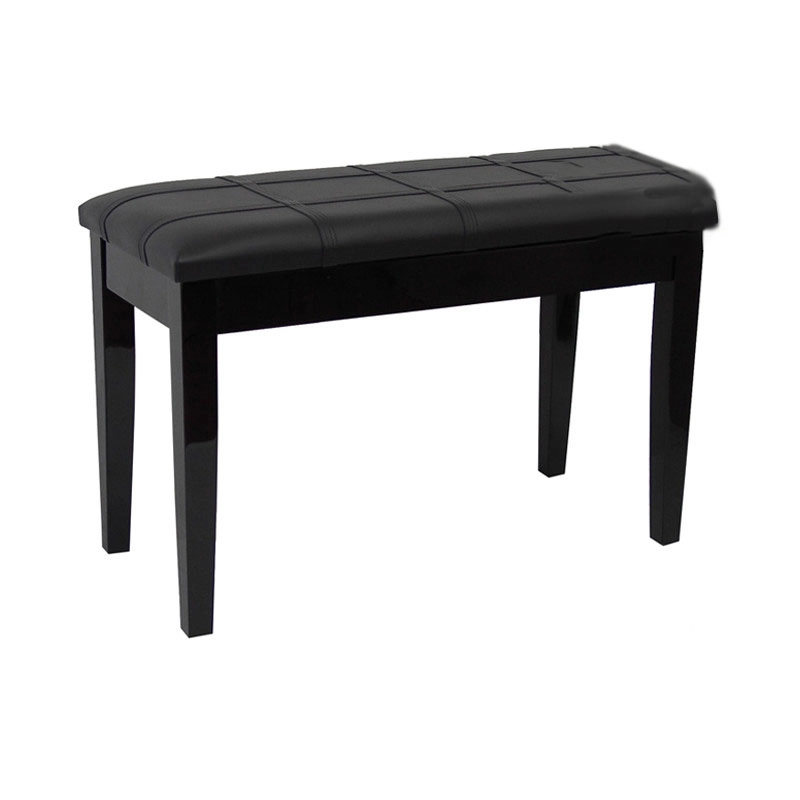 ACE 20 1C PE Fixed Height Piano Bench - Polished Ebony